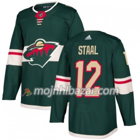 Dresovi Minnesota Wild Eric Staal 12 Adidas 2017-2018 Zelena Authentic - Muške